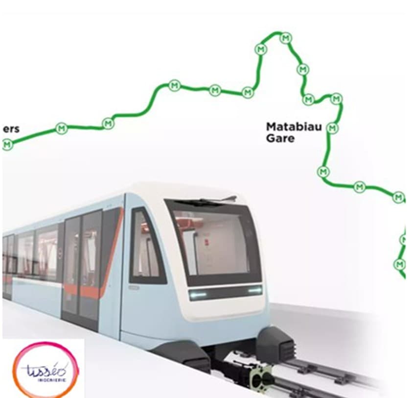 Pose de chemins de cables Tunnel
